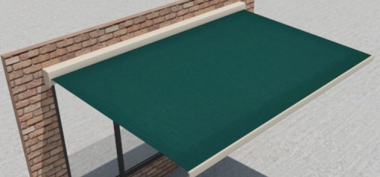 Knik Pro zonnetent - Créme frame - groene dickson doek