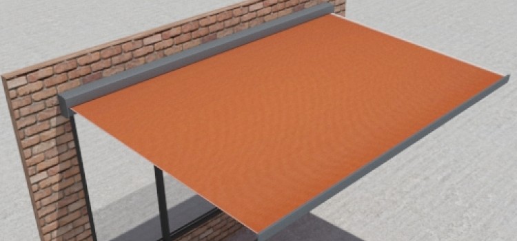 Knik Pro zonnetent - Grijs frame - Oranje dickson doek